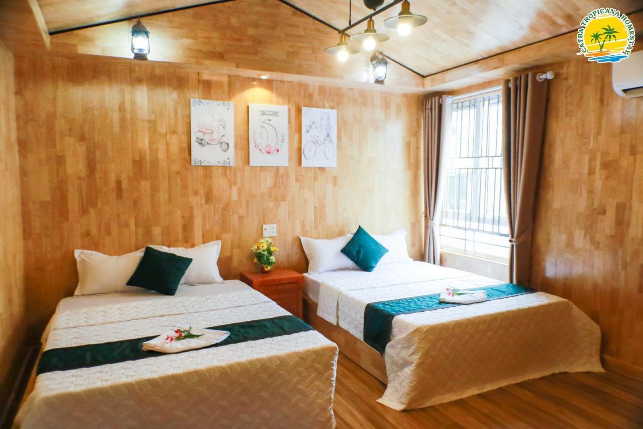 Cat Ba Tropicana Homestay Cat Ba Island ภายนอก รูปภาพ