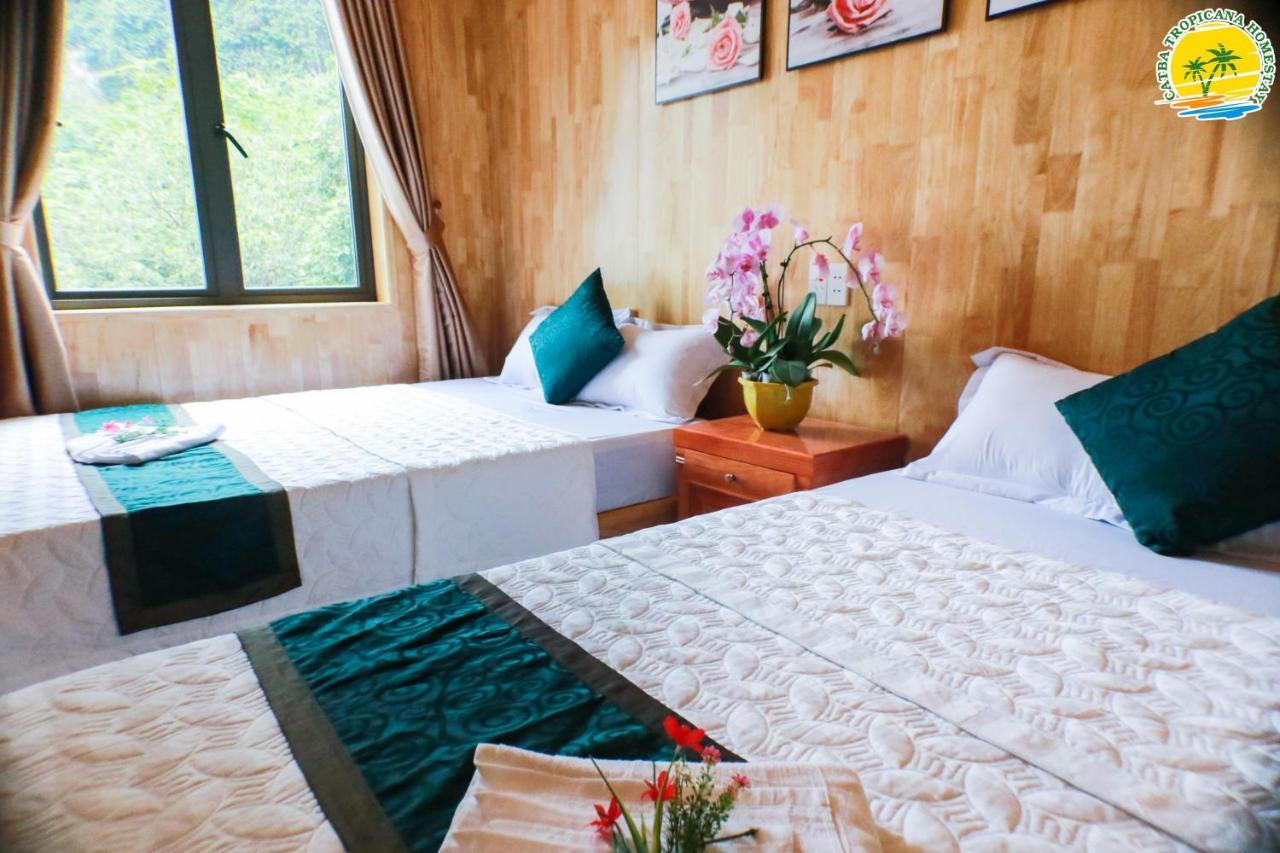 Cat Ba Tropicana Homestay Cat Ba Island ภายนอก รูปภาพ