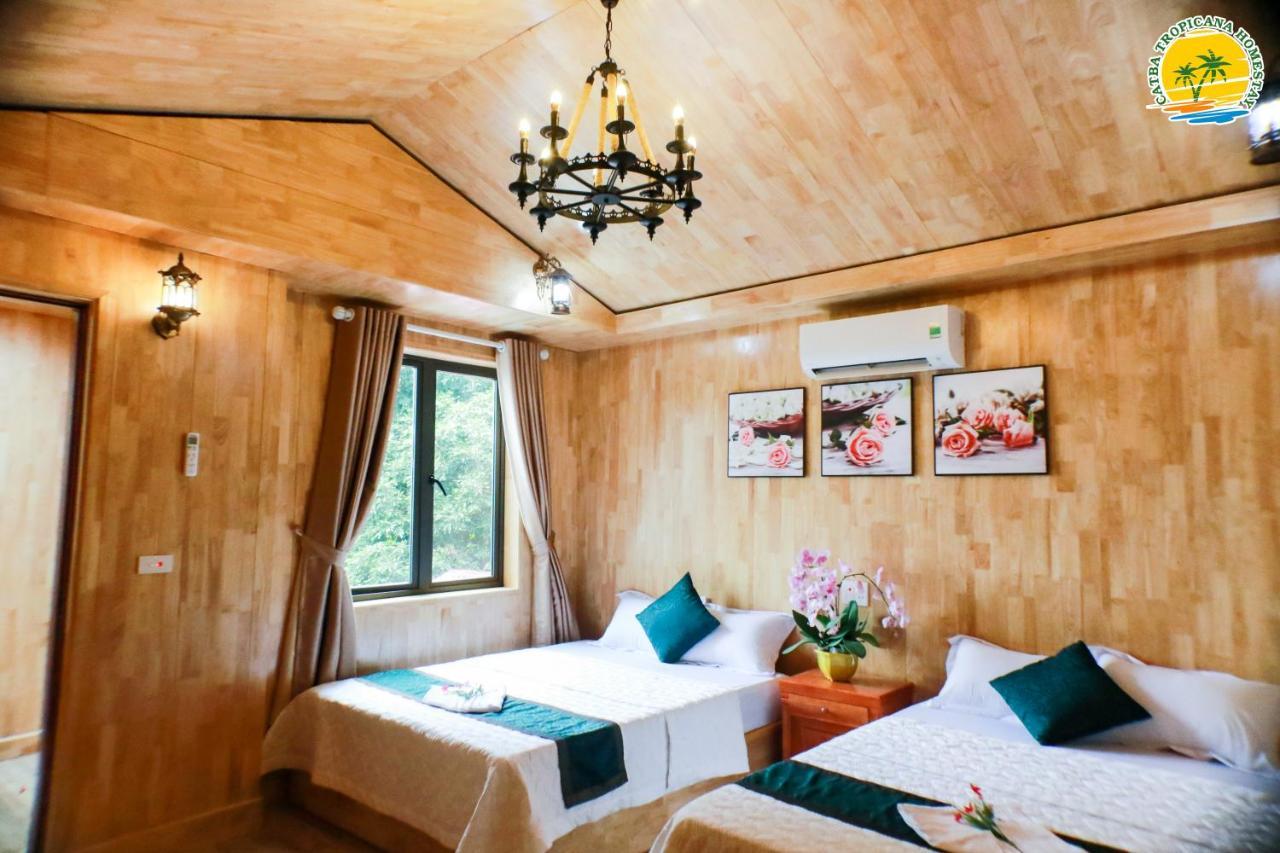 Cat Ba Tropicana Homestay Cat Ba Island ภายนอก รูปภาพ