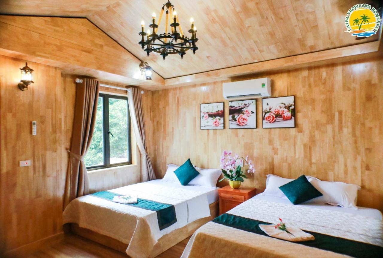 Cat Ba Tropicana Homestay Cat Ba Island ภายนอก รูปภาพ